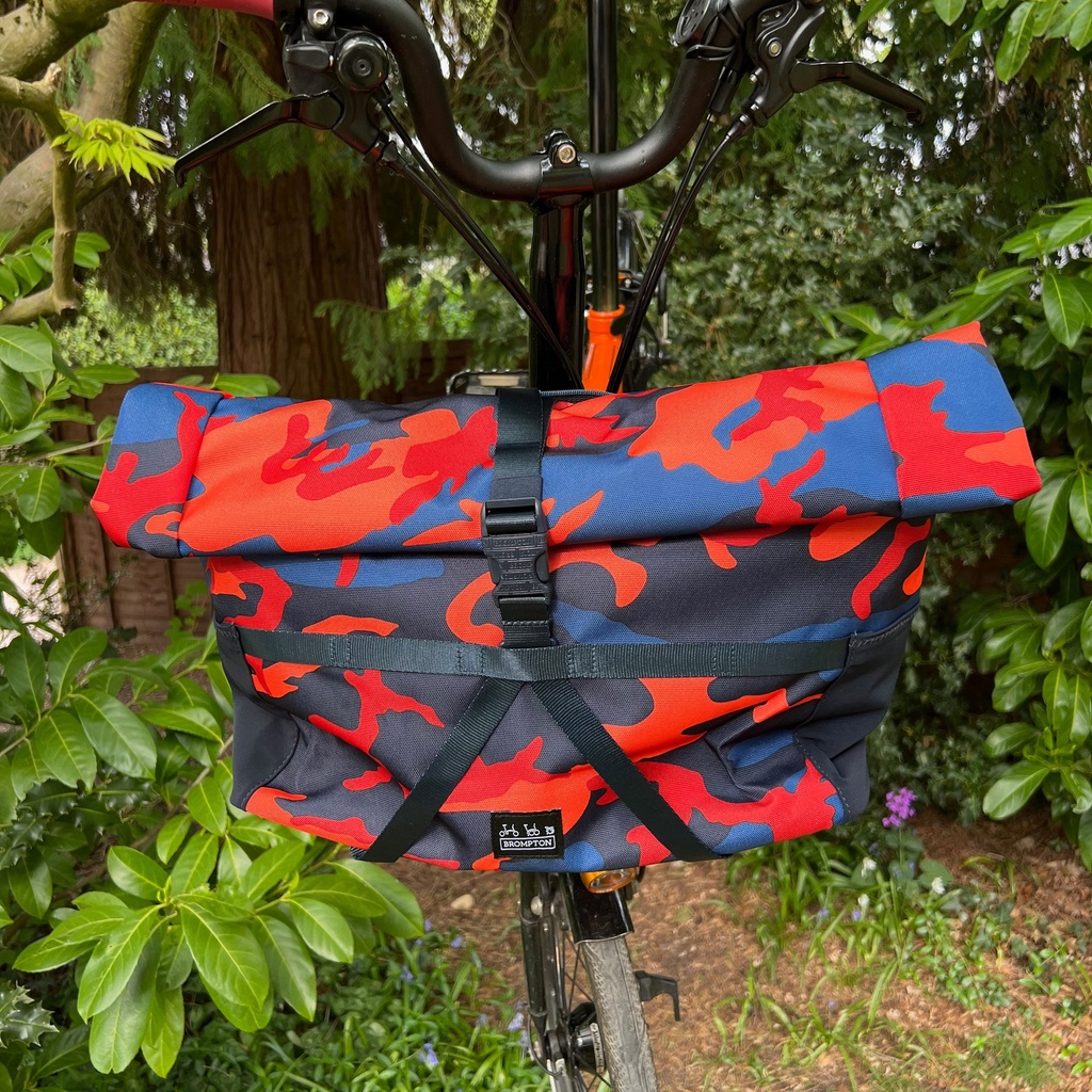 Brompton Borough Medium Roll Top Bag - Disrupt | Brilliant Bikes